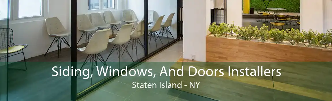 Siding, Windows, And Doors Installers Staten Island - NY